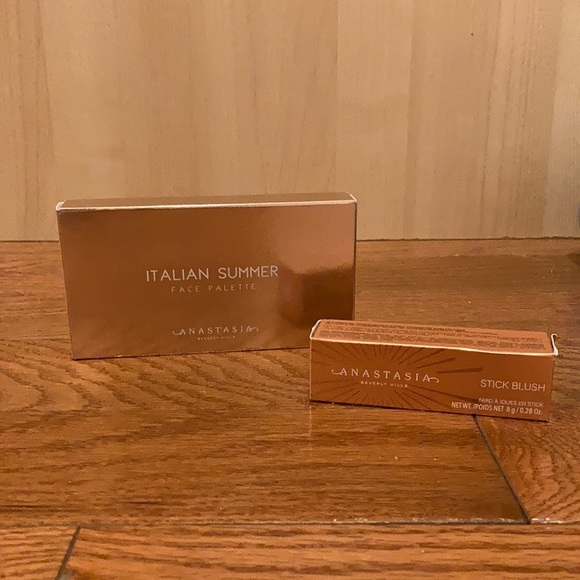 Anastasia Beverly Hills (ABH) Duo of Italian Summer Face Palette & Stick Blush